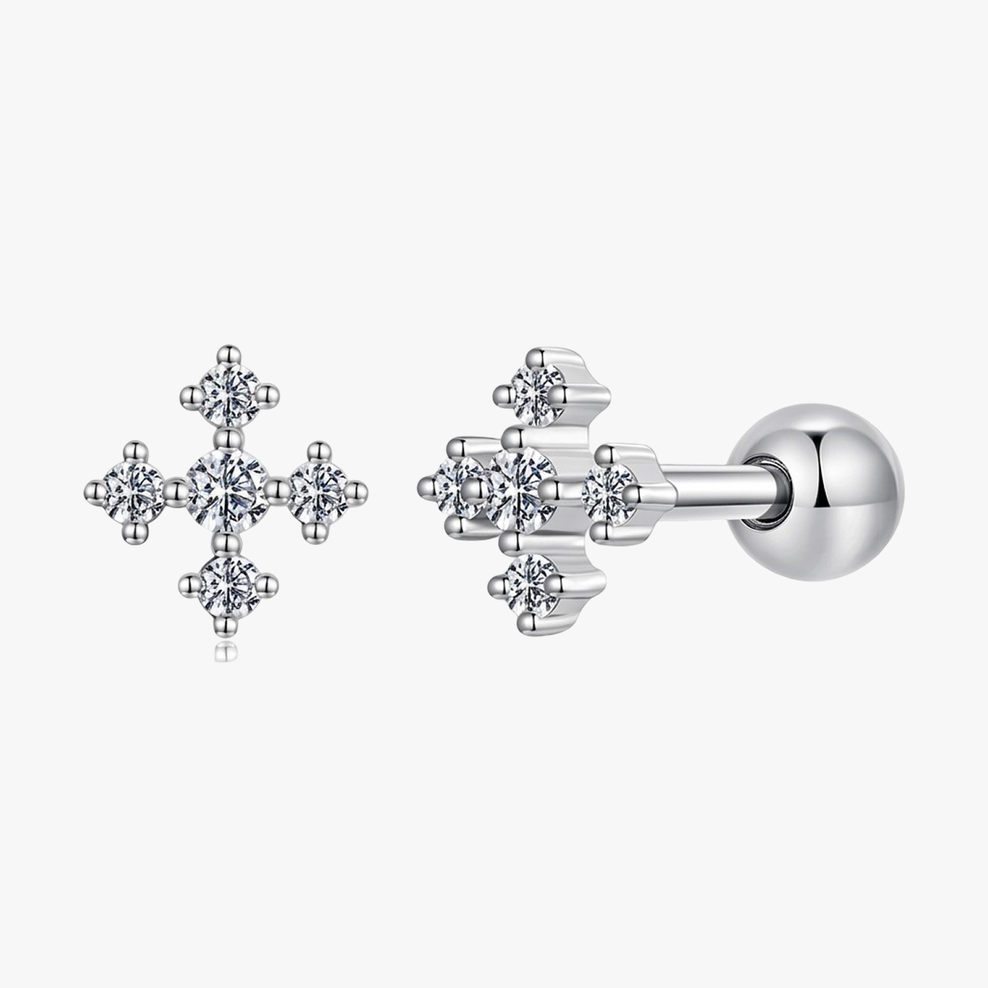 Stella Ball Back Earrings