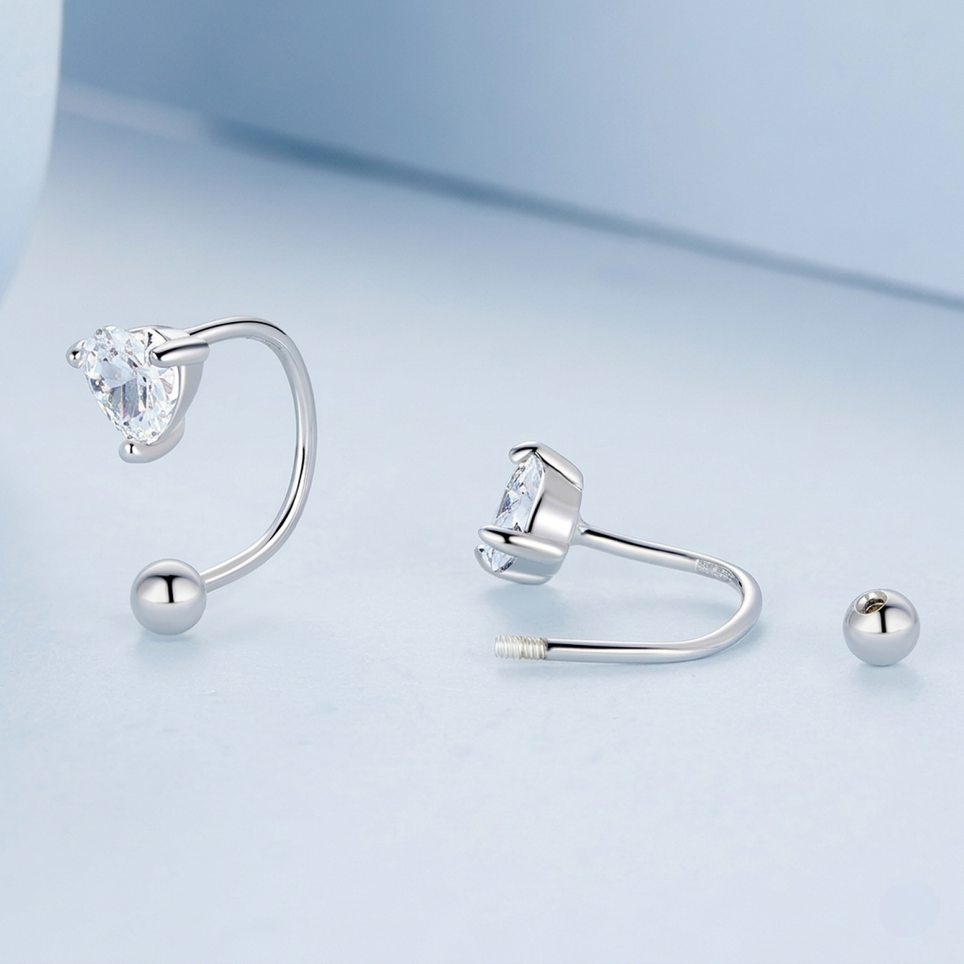 Helix Ball Back Earrings