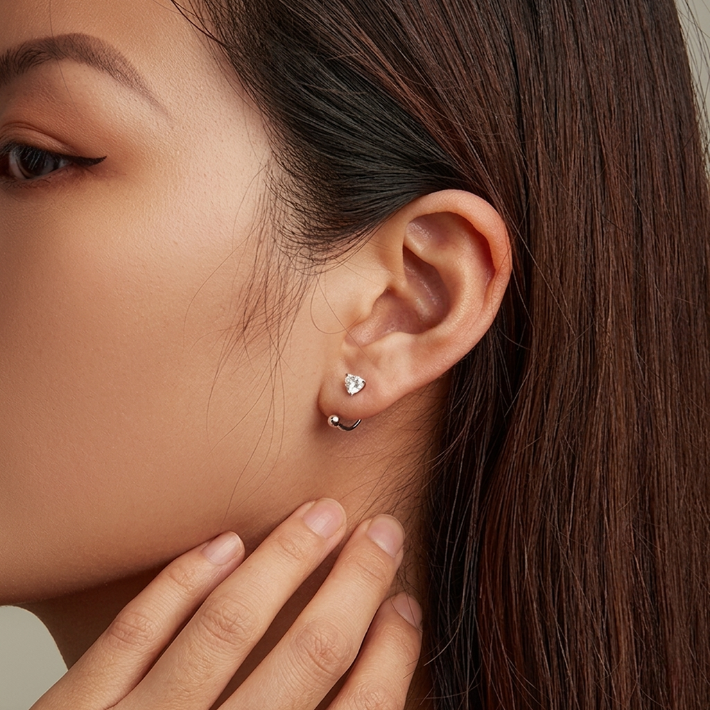 Helix Ball Back Earrings
