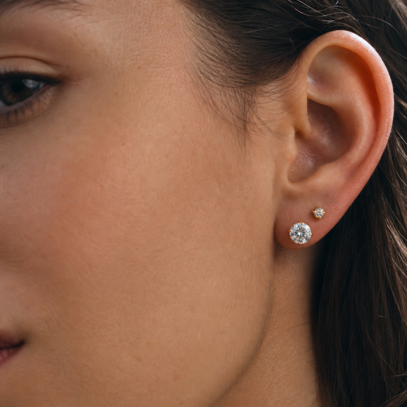 Diamora Ball Back Earrings