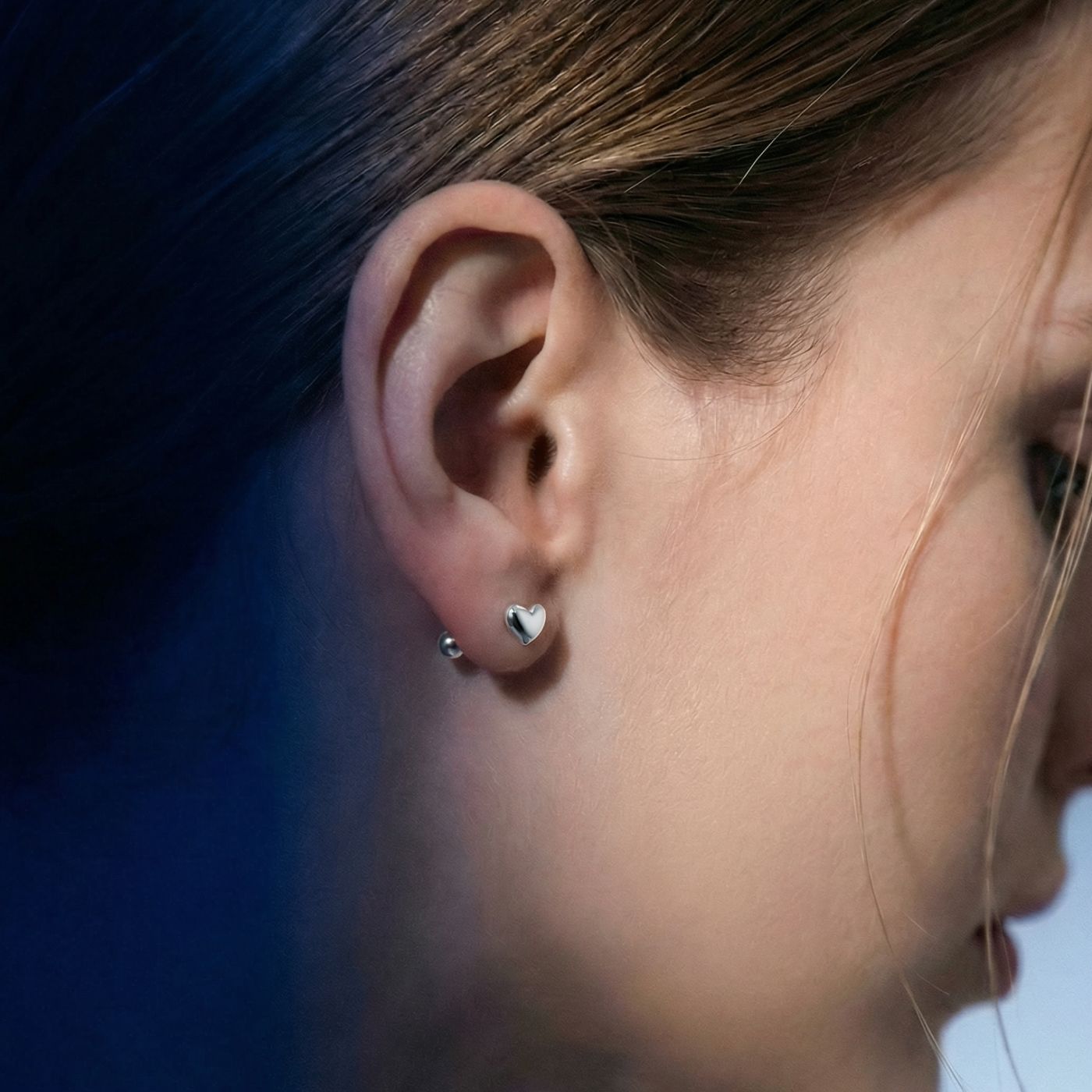 Amora Ball Back Earrings