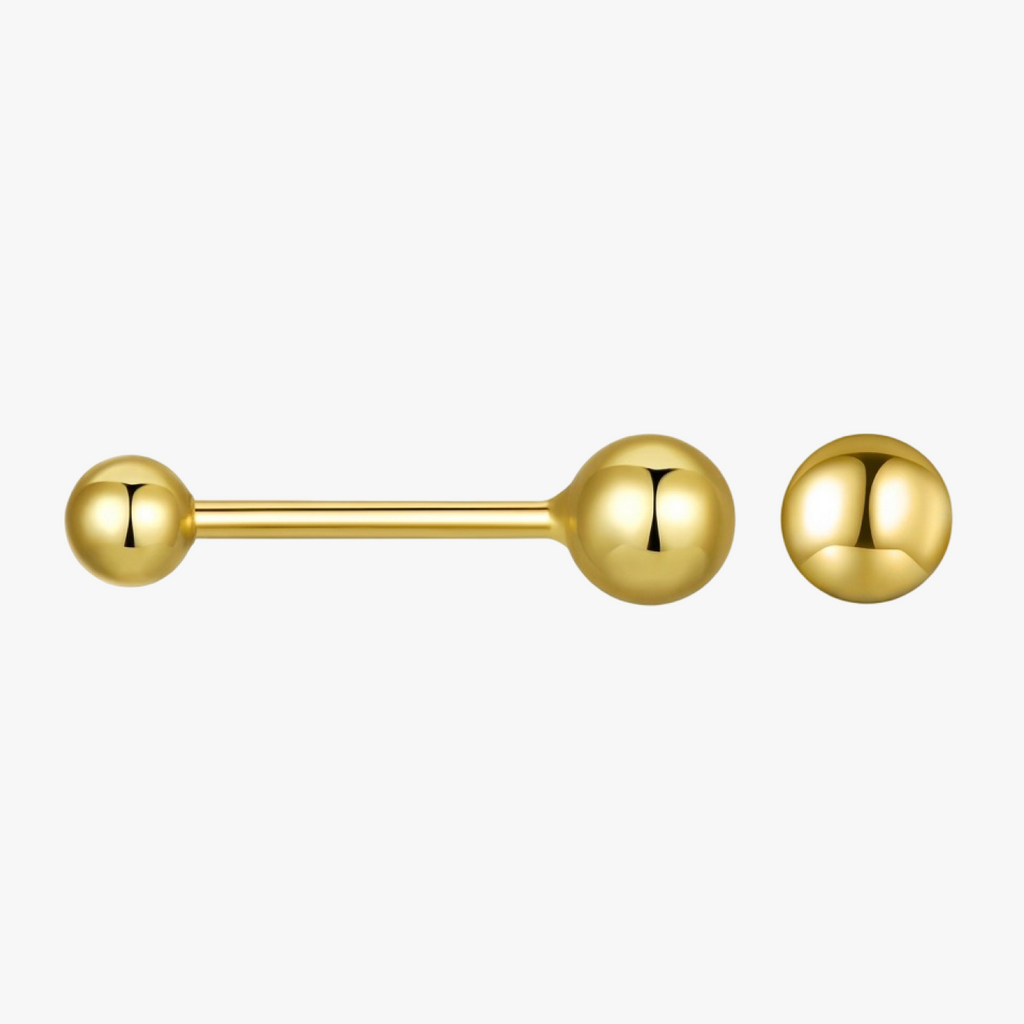 Balla Ball Back Earrings
