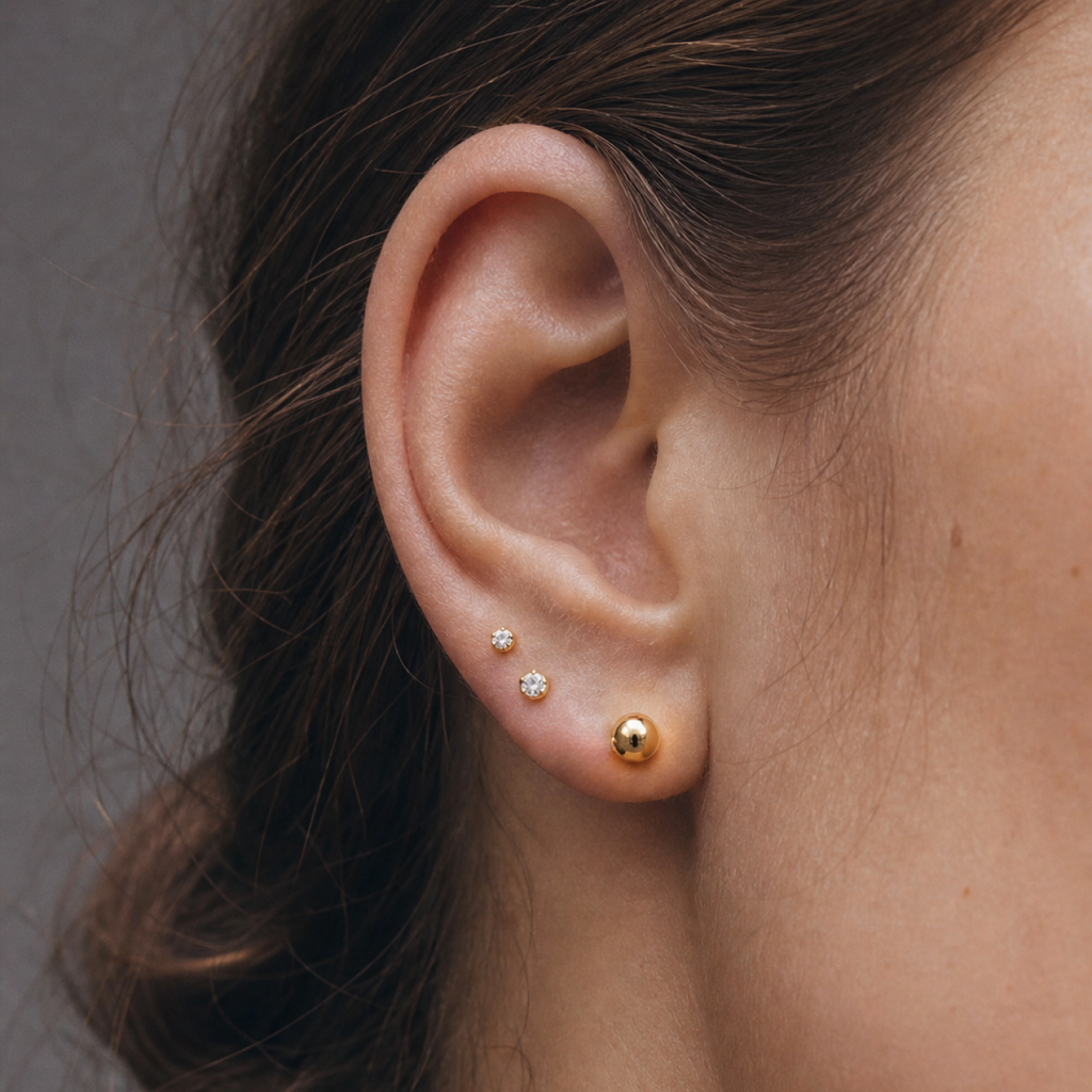 Balla Ball Back Earrings
