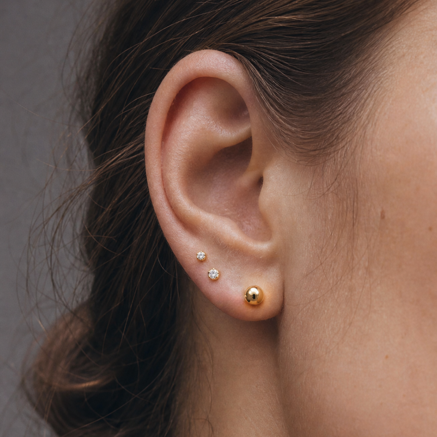 Balla Ball Back Earrings