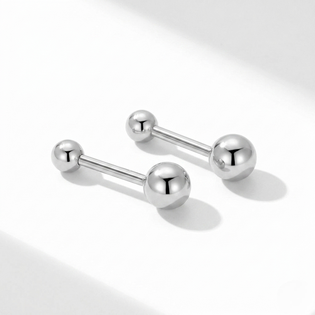 Balla Ball Back Earrings