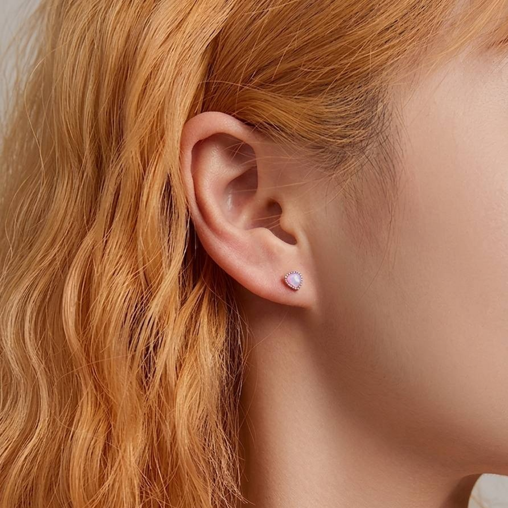 Aurora Ball Back Earrings