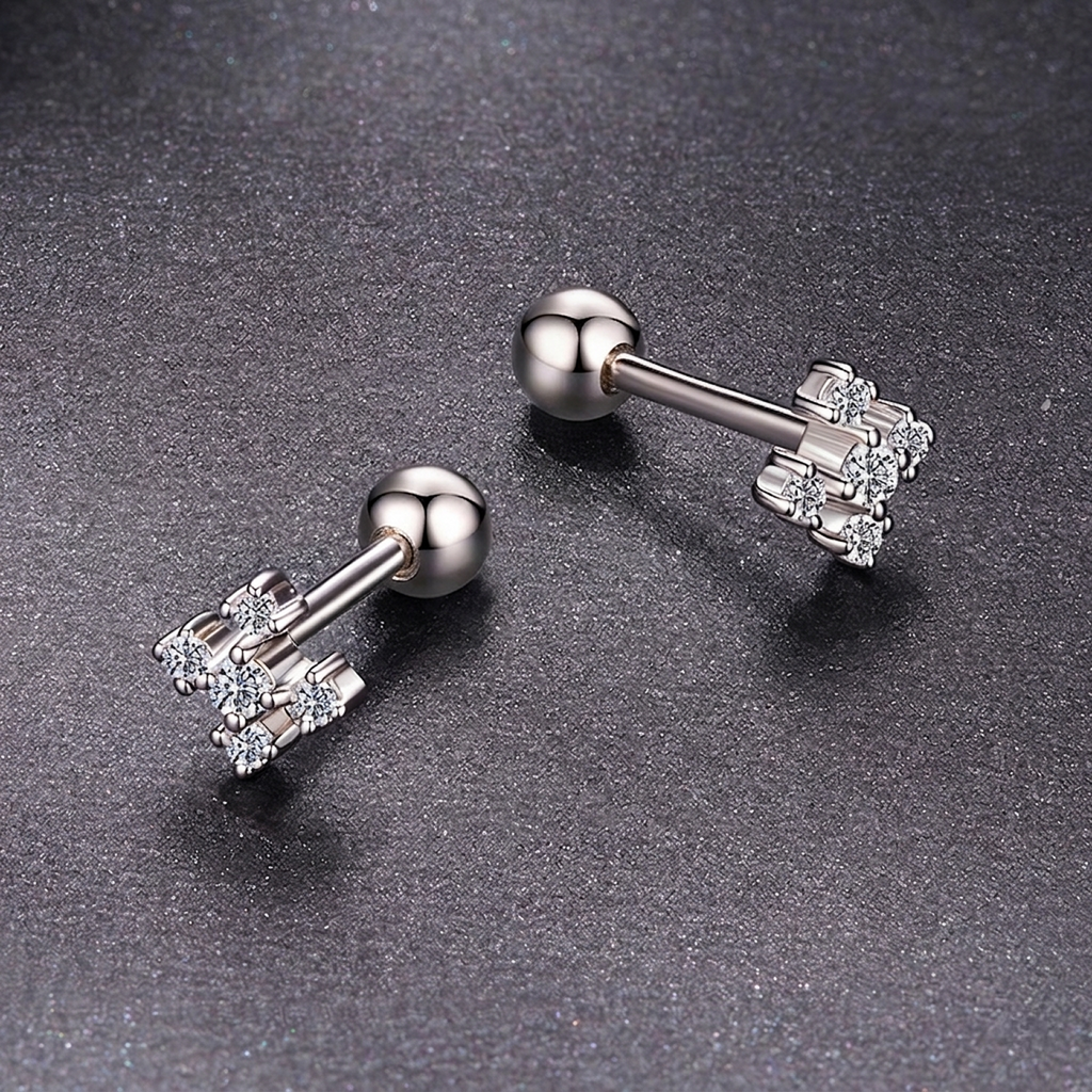 Stella Ball Back Earrings