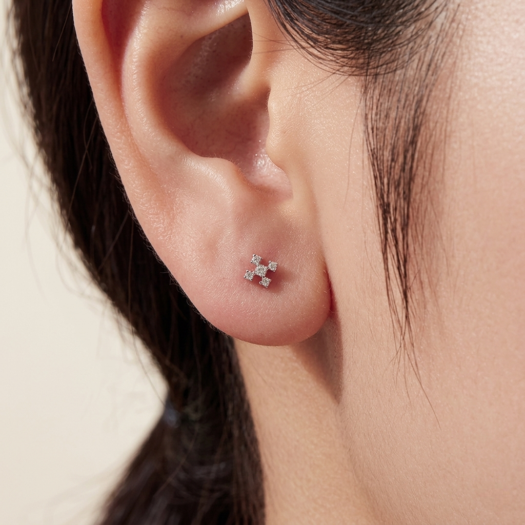 Stella Ball Back Earrings