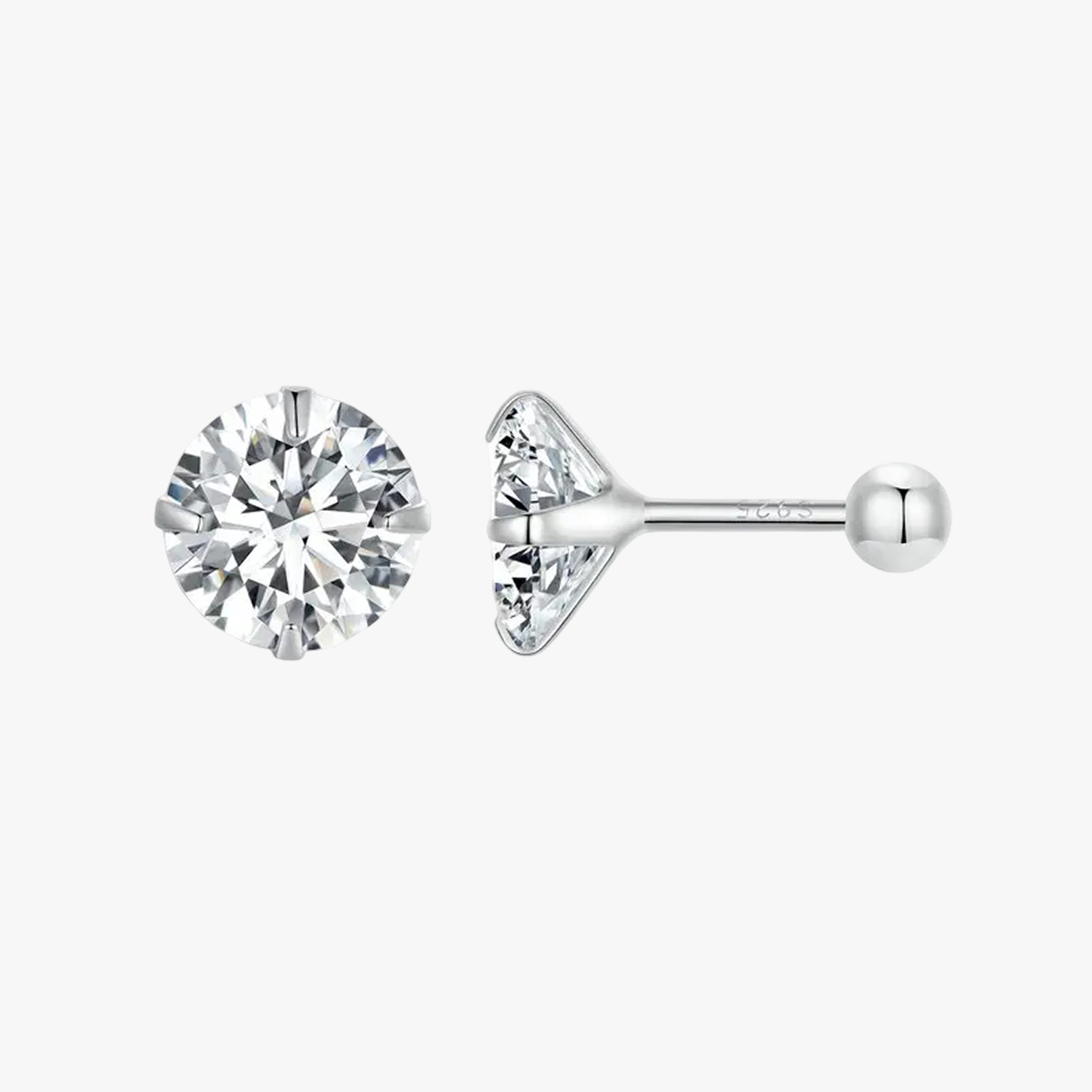 Diamora Ball Back Earrings