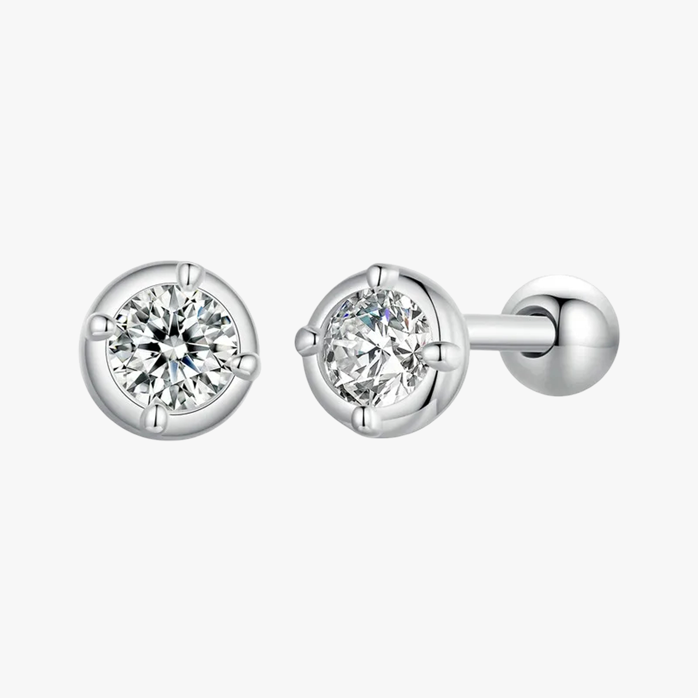Celeste Ball Back Earrings