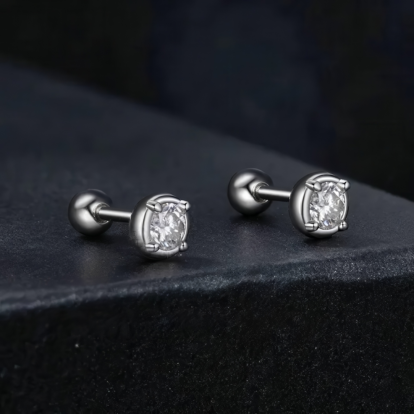 Celeste Ball Back Earrings