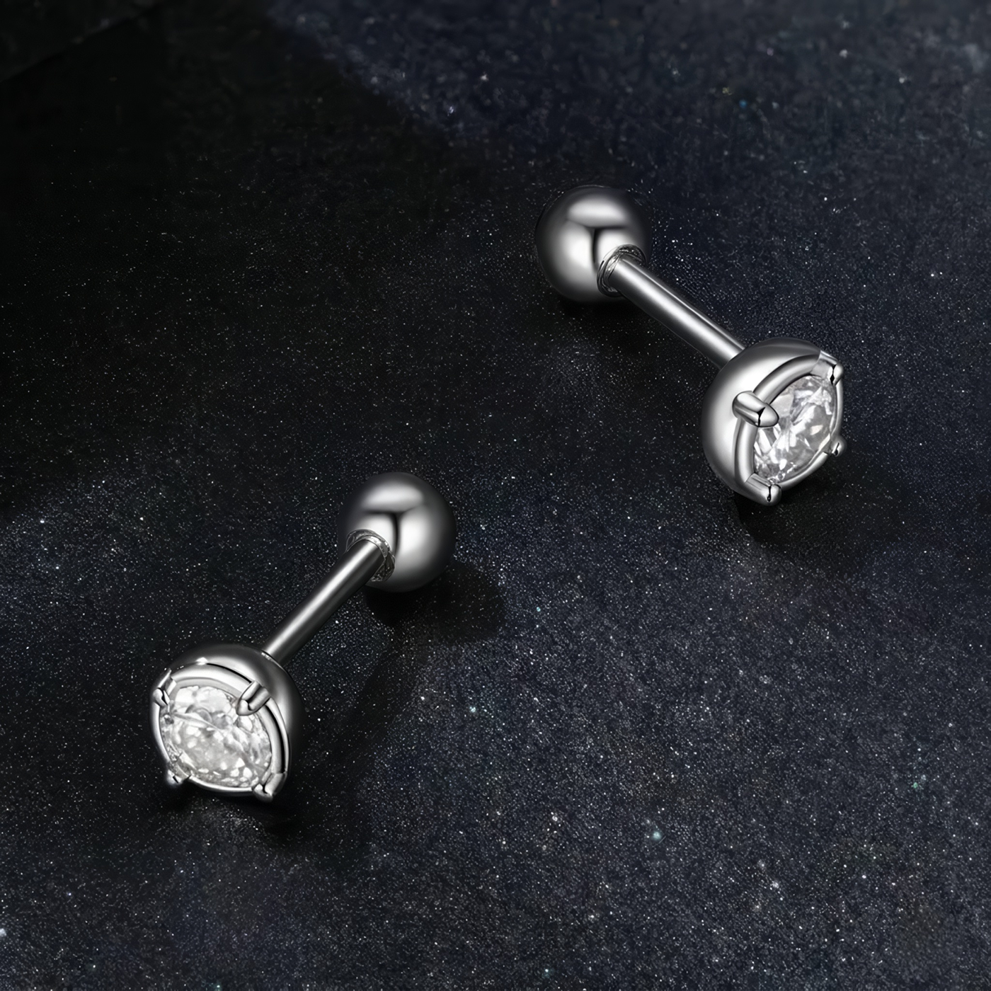 Celeste Ball Back Earrings